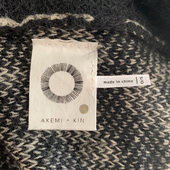 Anthropologie Akemi Kin black Louise cardigan sweater - Picture 9 of 10